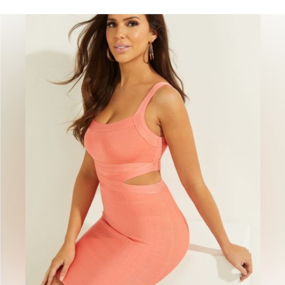 Guess coral Sleeveless Dress